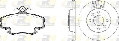 Roadhouse 8141.05 - Kit de freins, frein à disques cwaw.fr