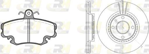 Roadhouse 8141.06 - Kit de freins, frein à disques cwaw.fr