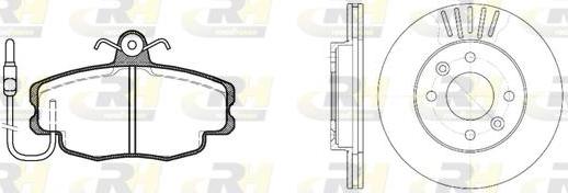 Roadhouse 8141.01 - Kit de freins, frein à disques cwaw.fr