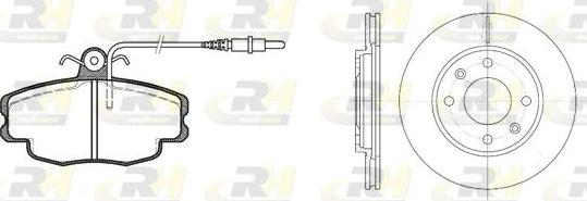 Roadhouse 8141.03 - Kit de freins, frein à disques cwaw.fr