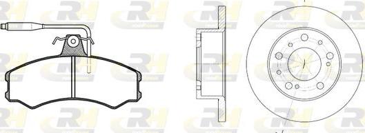 Roadhouse 8143.00 - Kit de freins, frein à disques cwaw.fr