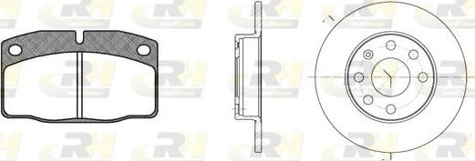 Roadhouse 8101.00 - Kit de freins, frein à disques cwaw.fr