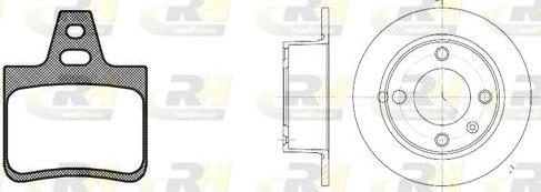 Roadhouse 8102.00 - Kit de freins, frein à disques cwaw.fr