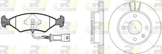 Roadhouse 8119.03 - Kit de freins, frein à disques cwaw.fr