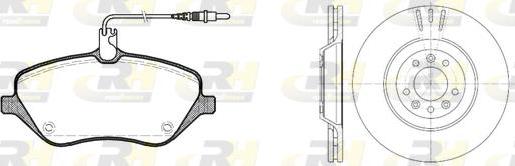 Roadhouse 81101.00 - Kit de freins, frein à disques cwaw.fr