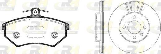 Roadhouse 8134.01 - Kit de freins, frein à disques cwaw.fr