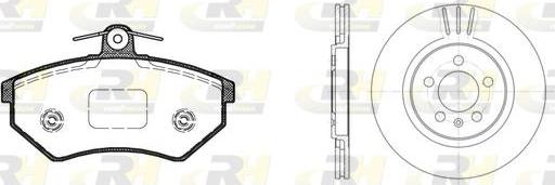 Roadhouse 8134.02 - Kit de freins, frein à disques cwaw.fr