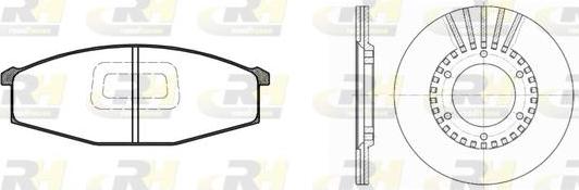 Roadhouse 8129.00 - Kit de freins, frein à disques cwaw.fr