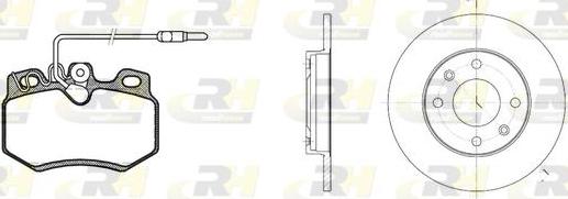 Roadhouse 8170.04 - Kit de freins, frein à disques cwaw.fr