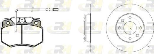 Roadhouse 8170.01 - Kit de freins, frein à disques cwaw.fr