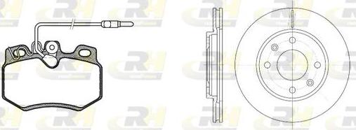 Roadhouse 8170.03 - Kit de freins, frein à disques cwaw.fr