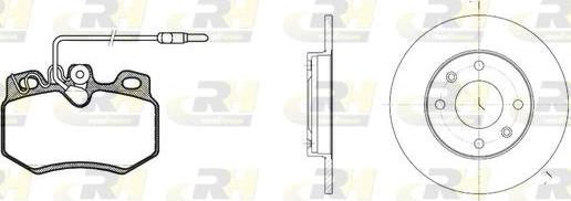 Roadhouse 8170.02 - Kit de freins, frein à disques cwaw.fr