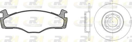 Roadhouse 8171.04 - Kit de freins, frein à disques cwaw.fr