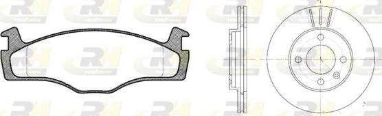 Roadhouse 8171.00 - Kit de freins, frein à disques cwaw.fr