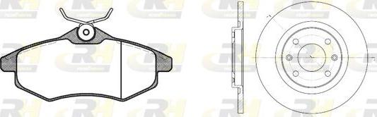 Roadhouse 8881.00 - Kit de freins, frein à disques cwaw.fr