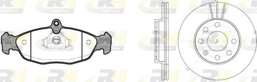 Roadhouse 8393.02 - Kit de freins, frein à disques cwaw.fr