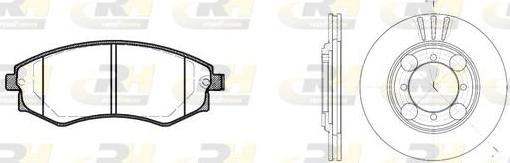 Roadhouse 8318.00 - Kit de freins, frein à disques cwaw.fr