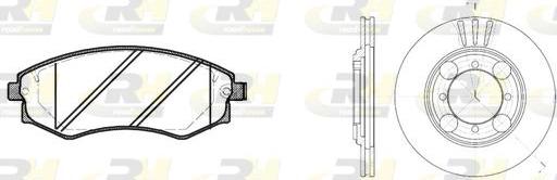 Roadhouse 8318.01 - Kit de freins, frein à disques cwaw.fr