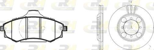 Roadhouse 8318.02 - Kit de freins, frein à disques cwaw.fr