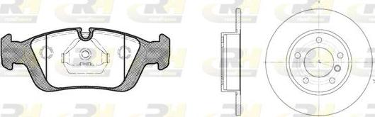 Roadhouse 8384.00 - Kit de freins, frein à disques cwaw.fr