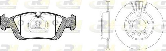 Roadhouse 8384.01 - Kit de freins, frein à disques cwaw.fr