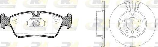 Roadhouse 8384.02 - Kit de freins, frein à disques cwaw.fr