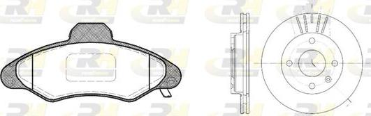 Roadhouse 8331.01 - Kit de freins, frein à disques cwaw.fr