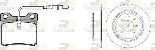 Roadhouse 8321.00 - Kit de freins, frein à disques cwaw.fr