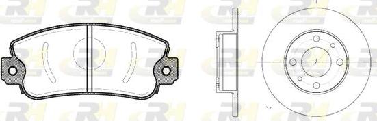 Roadhouse 8372.00 - Kit de freins, frein à disques cwaw.fr