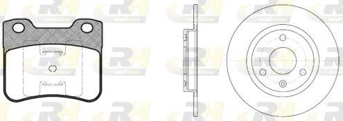 Roadhouse 8247.01 - Kit de freins, frein à disques cwaw.fr