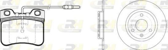 Roadhouse 8247.02 - Kit de freins, frein à disques cwaw.fr