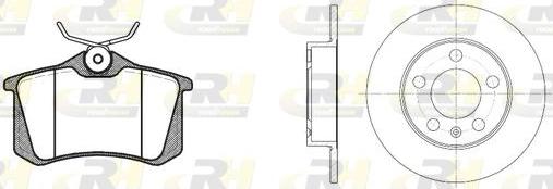 Roadhouse 8263.04 - Kit de freins, frein à disques cwaw.fr