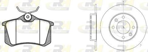 Roadhouse 8263.03 - Kit de freins, frein à disques cwaw.fr