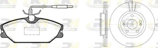 Roadhouse 8208.05 - Kit de freins, frein à disques cwaw.fr