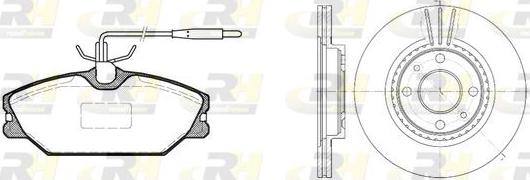 Roadhouse 8208.00 - Kit de freins, frein à disques cwaw.fr