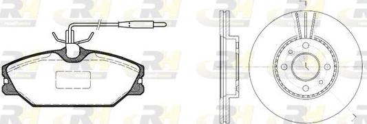 Roadhouse 8208.01 - Kit de freins, frein à disques cwaw.fr