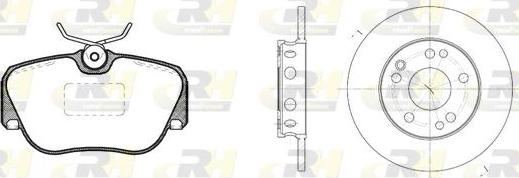 Roadhouse 8284.00 - Kit de freins, frein à disques cwaw.fr