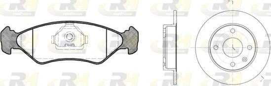 Roadhouse 8285.00 - Kit de freins, frein à disques cwaw.fr