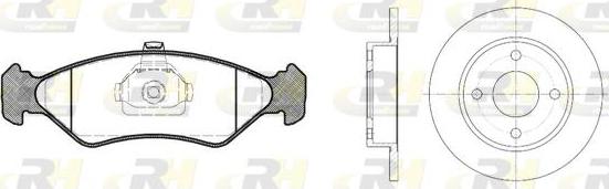 Roadhouse 8285.01 - Kit de freins, frein à disques cwaw.fr