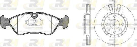 Roadhouse 8286.00 - Kit de freins, frein à disques cwaw.fr