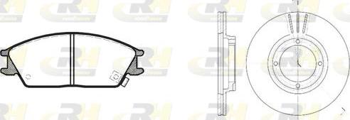 Roadhouse 8224.00 - Kit de freins, frein à disques cwaw.fr