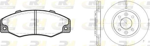 Roadhouse 8220.00 - Kit de freins, frein à disques cwaw.fr