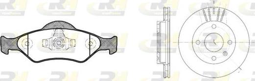 Roadhouse 8765.00 - Kit de freins, frein à disques cwaw.fr