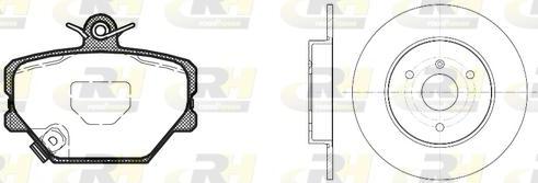 Roadhouse 8705.00 - Kit de freins, frein à disques cwaw.fr