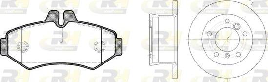 Roadhouse 8733.01 - Kit de freins, frein à disques cwaw.fr