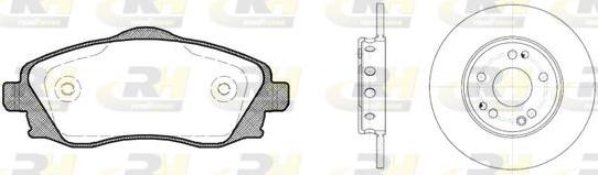 Roadhouse 8774.00 - Kit de freins, frein à disques cwaw.fr