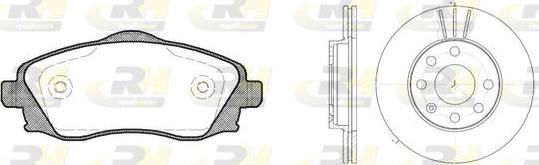 Roadhouse 8774.01 - Kit de freins, frein à disques cwaw.fr