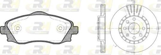 Roadhouse 8774.02 - Kit de freins, frein à disques cwaw.fr