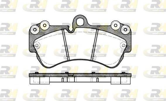 Roadhouse 2994.00 - Kit de plaquettes de frein, frein à disque cwaw.fr