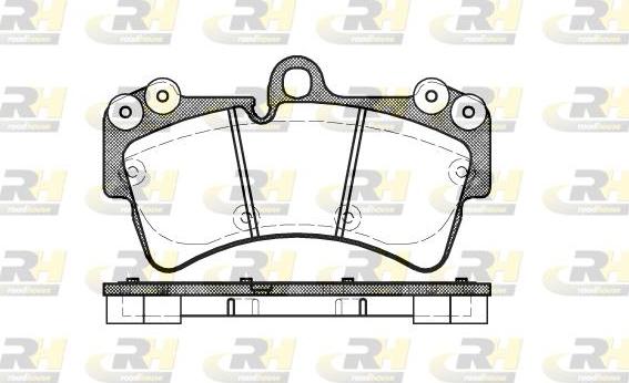 Roadhouse 2995.00 - Kit de plaquettes de frein, frein à disque cwaw.fr